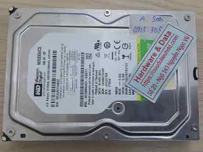 cứu dữ liệu ổ cứng Western 500GB đầu đọc kém
