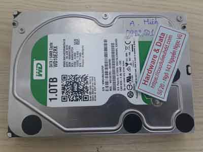 phục hồi dữ liệu ổ cứng Western 1TB đầu từ lỗi