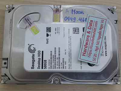 cứu dữ liệu ổ cứng Seagate 500GB chết cơ