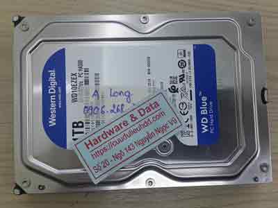 Khôi phục dữ liệu ổ cứng Western 1TB đầu từ lỗi