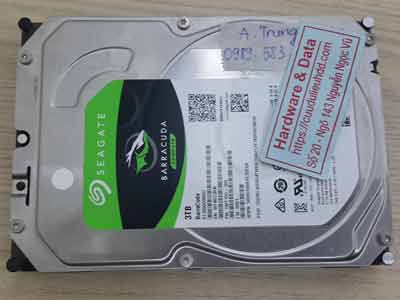 cứu dữ liệu Seagate 3TB format