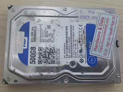 khôi phục dữ liệu ổ cứng Western 500Gb chết cơ