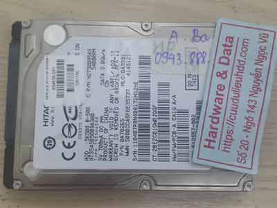 khôi phục dữ liệu ổ cứng Hitachi 500GB chết cơ