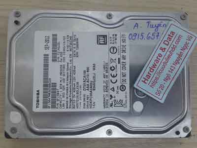 Cứu dữ liệu ổ cứng Hitachi 1TB chết cơ
