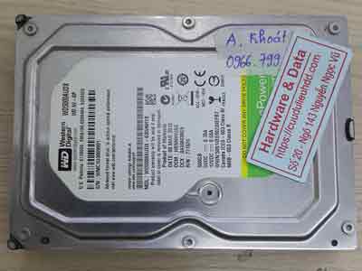 khôi phục dữ liệu ổ cứng Western 500GB chết cơ