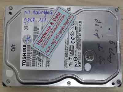 cứu dữ liệu ổ cứng Toshiba 500GB lỗi cơ