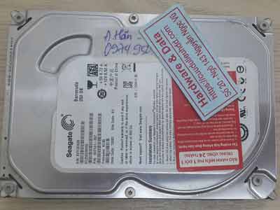 phục hồi dữ liêu ổ cứng Seagate 250GB đầu từ lỗi