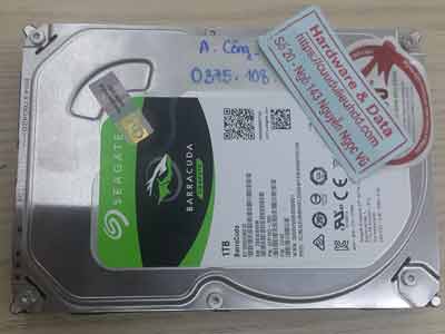 phục hồi dữ liệu ổ cứng Seagate 1TB virus mã hóa