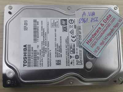 Toshiba 500GB đầu từ lỗi
