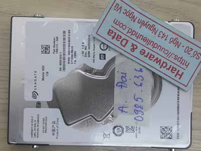 Seagate 1TB lỗi cấu trúc