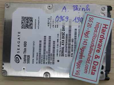 Seagate 500GB chết cơ