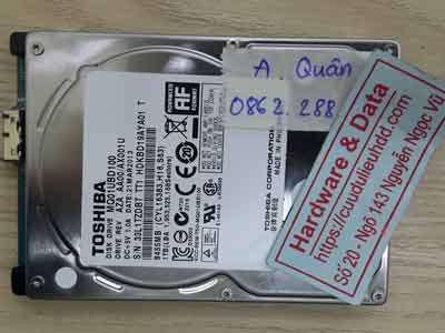 Toshiba 1TB đầu từ lỗi