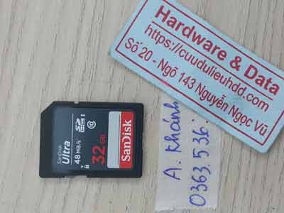 the nho 32GB yêu cầu format