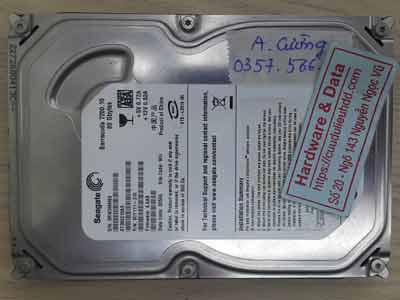 Seagate 80GB đầu từ hỏng