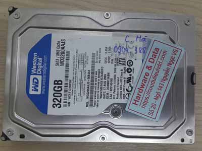 Western 320GB ổ bad