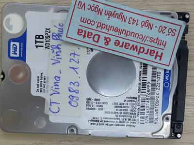 Western 1TB đầu đọc lỗi
