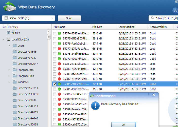 phần mềm Wise Data Recovery