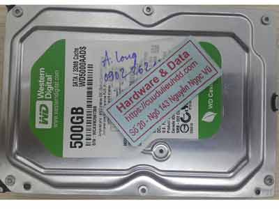 Western 500GB chết cơ