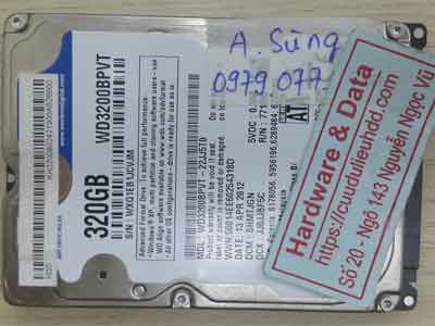 Western 320GB ghost nhầm